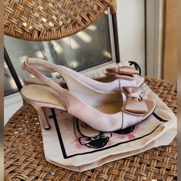 Kate Spade Satin Heels - Picture 6 of 11